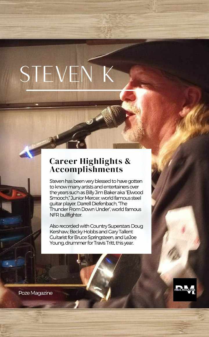 Steven K Poze3 Magazine 2023